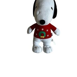 Peanuts Snoopy Plush in Red and White Sweater 2021, Christmas, Holiday